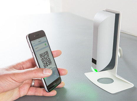 Multitechnologická QR čtečka indoor a outdoor NVITE - 13,56 MHz + Prox + QR kódy